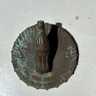 MINI COCA-COLA VINTAGE SOLID BRONZE SUNDIAL BOTTLE CAP