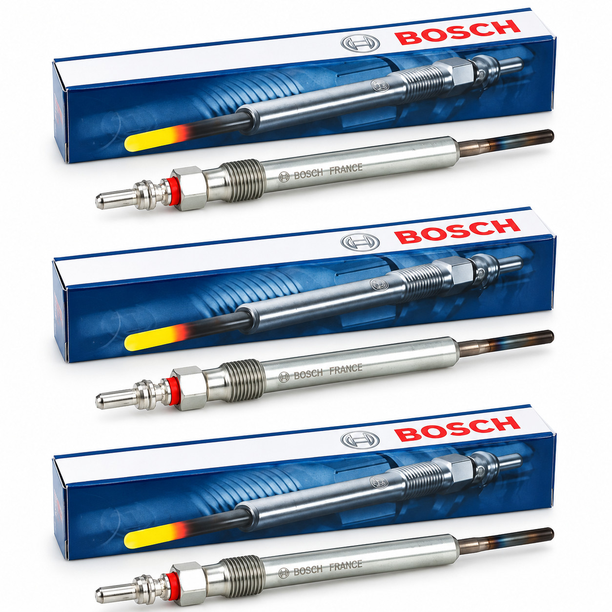 GLOW PLUGS GLP194 BOSCH VW AUDI SKODA PORSCHE SEAT 1.4 1.6 2.0TDI x 3 A2263