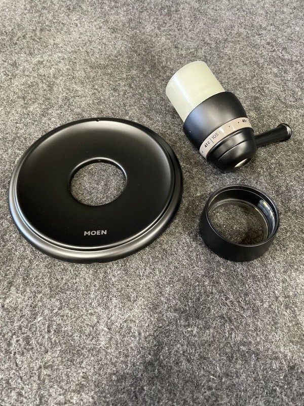 MOEN T4411BL Belfield Single Handle Thermostatic Valve Trim In Matte Black