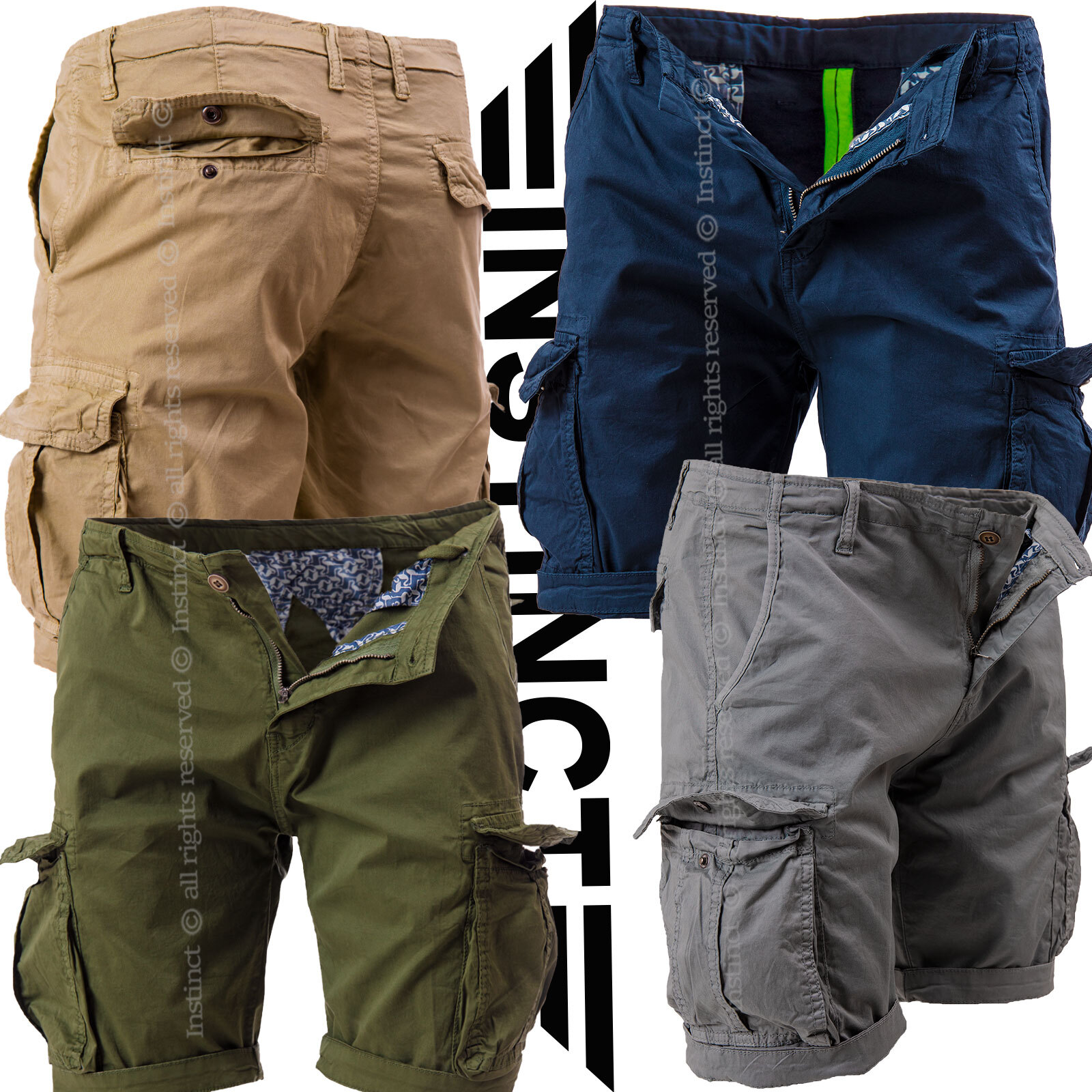 pantaloncini cargo da uomo