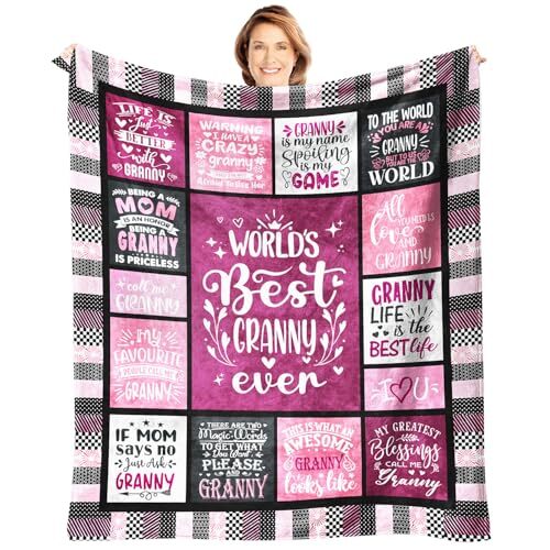 Granny Blanket Gift for Granny for Mothers Day from 50''x60'' Best Granny - Picture 1 of 7