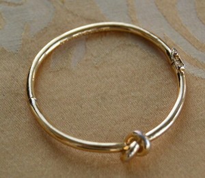 Authentic Kate Spade Gold Plated Knot Bangle