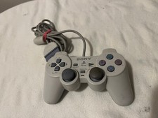 Sony Playstation 2 PS2 Dualshock 2 Analog Wired Controller SCPH-10010 Gray WORKS