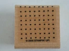 Dots Grid Polka Rubber Stamp Stampin' Up