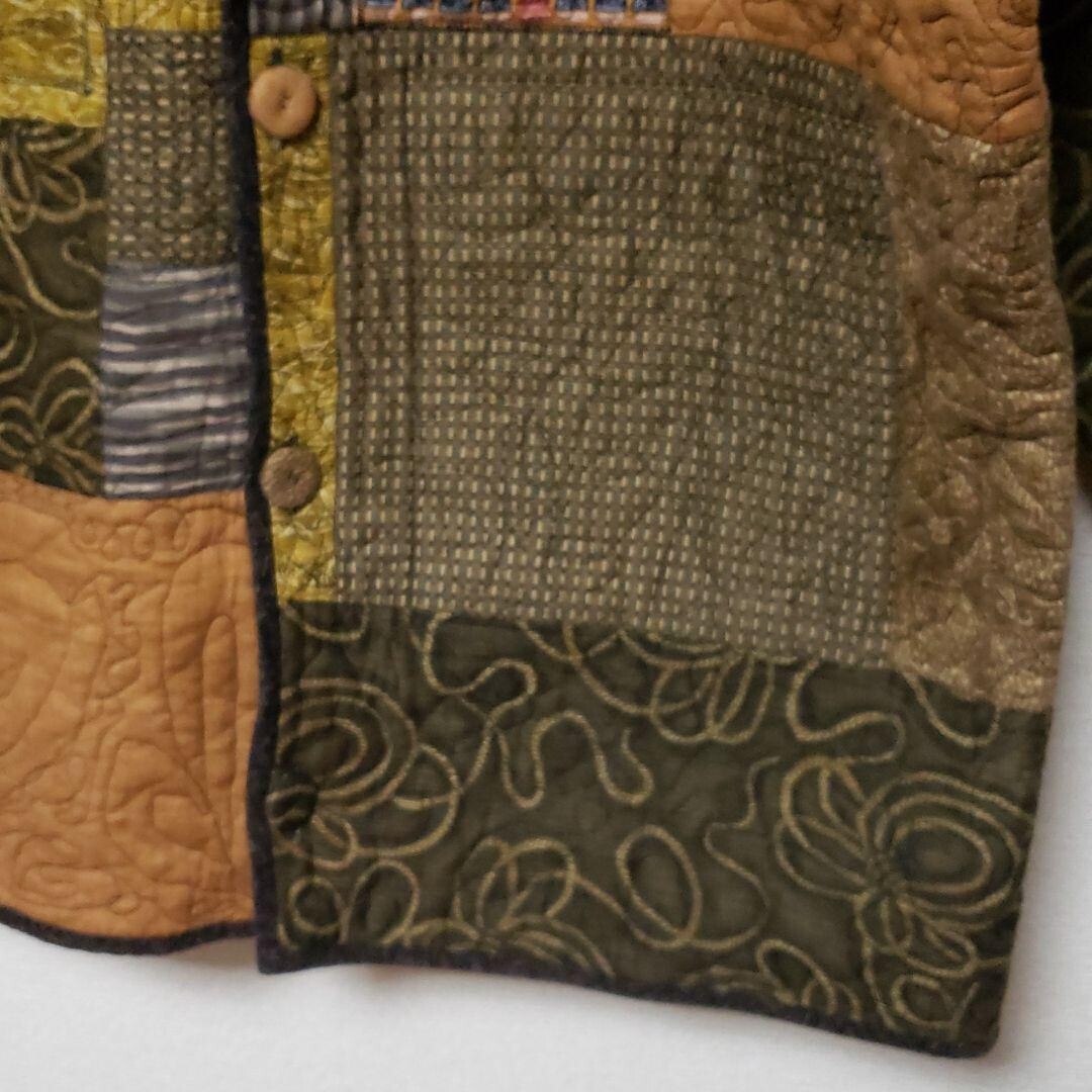 Harley Davidson Jacket Patchwork Quilting men Siz… - image 6