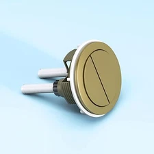 Golden Dual Flush Toilet Button Replacement 48MM For 8733 Series Bathroom Decor
