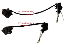 Foot Rear BRAKE MASTER CYLINDER  Caliper Assemley 50 70cc 90cc 110CC 125cc ATV