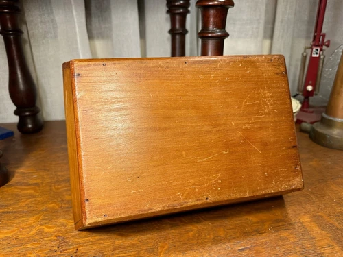 Antique Late 1800's European Baltic Pine Kitchen Cutlery Utensil Herb Tidy - Picture 9 of 10