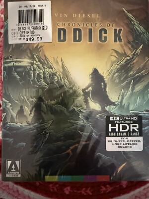 The Chronicles Of Riddick 4k Arrow. Brand New