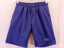 Eddie Bauer swim trunks Boys small Blue draw string Elastic Waist shorts Kids