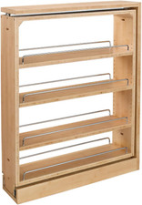 Maple Pullout Shelf Organizer for Kitchen or Bathroom Cabinets, 6"x23"x30