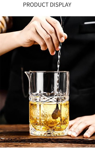 Tazza Bicchiere Whisky 700ml Cocktail Shaker Professionale Cocktail Tazza Vino - Foto 14 di 29
