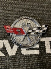 1978 Corvette Gas Door Emblem Gm Part 472718 25th Anniversary Oem Nos Nnb 1978 Corvette Gas Door Emblem Gm Part 472718 25th Anniversary Oem Nos Nnb