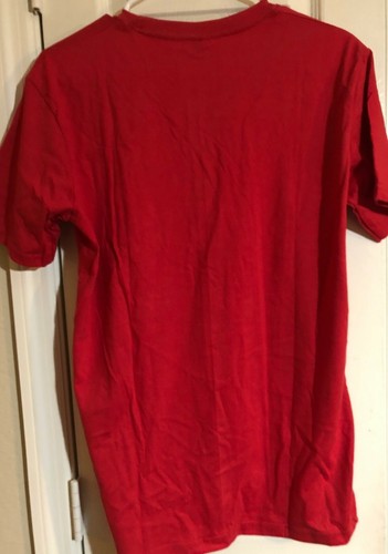 100% Egyptian cotton T-shirt red/yellow printing in english/ arabic letters - 第 8/10 張圖片