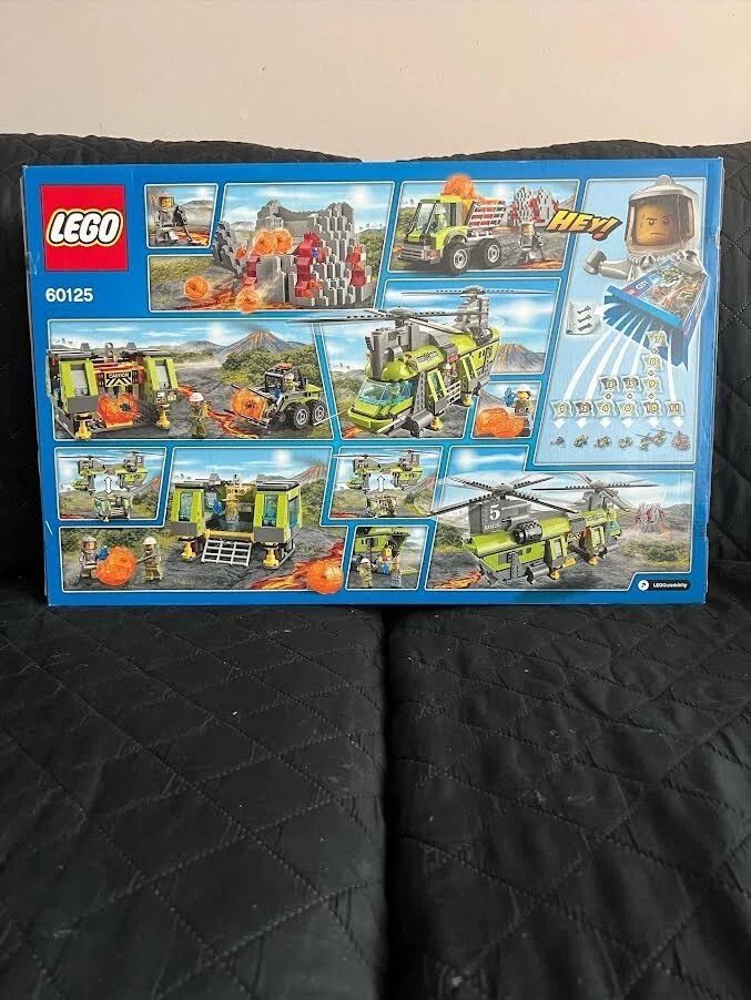 LEGO City Volcano Heavy-lift Helicopter 60125 New Sealed Retired Set - Image 2 of 4
