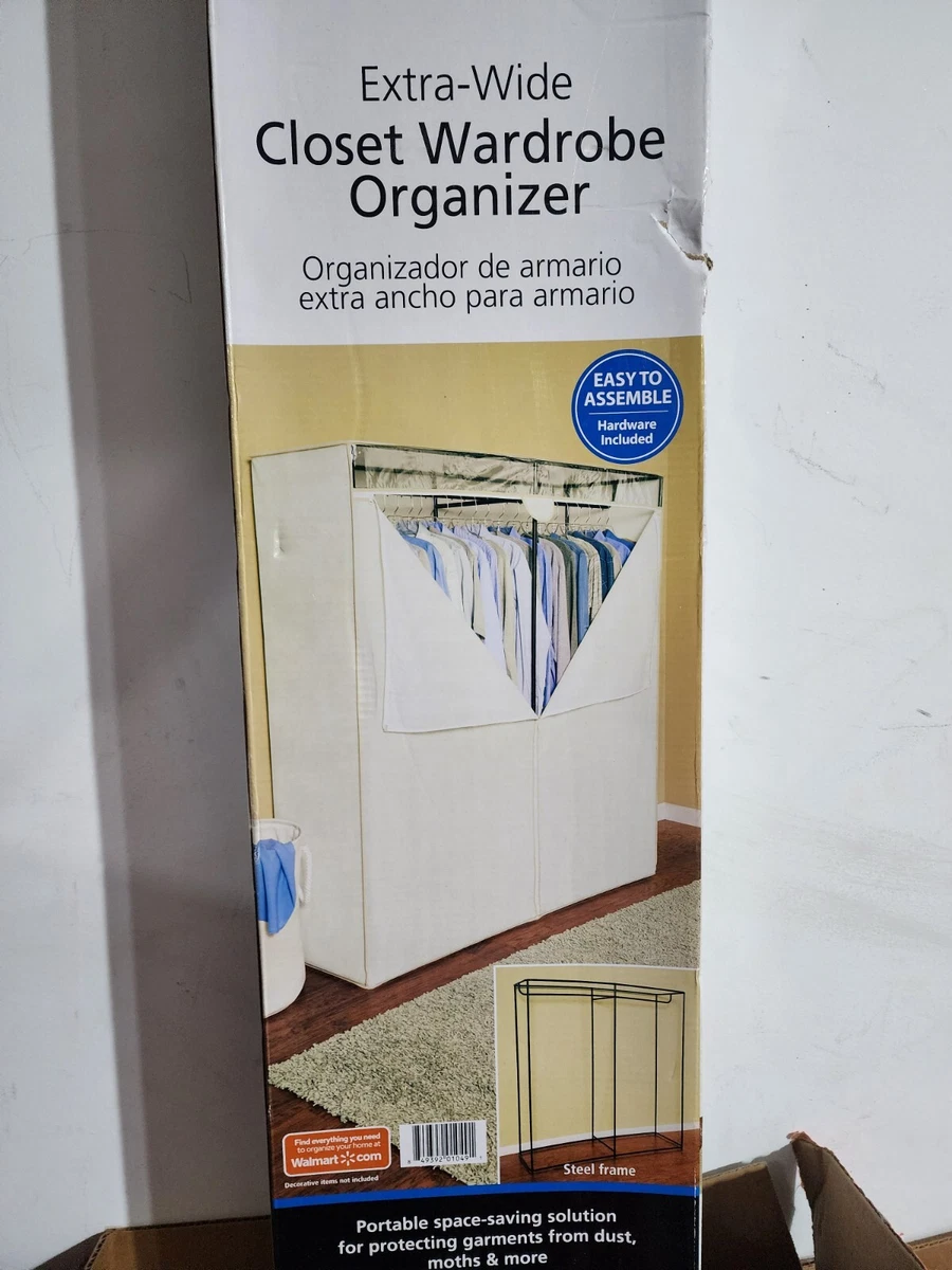 Mainstays clothes closet organizer new arrivals