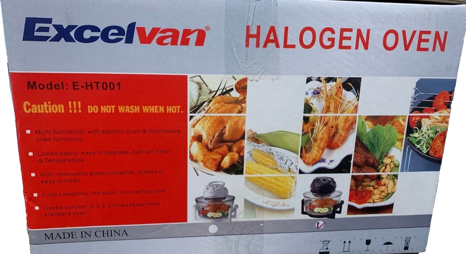 Excelvan 12 Quart 1200W Halogen Oven model E-HT001 reduced - Image 2 of 4