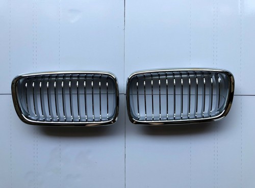 Front Kidney Grille Chrome Silver For BMW E38 "1995-2001" 7 Series - Picture 3 of 5