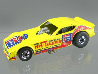Vintage 1977 Hot Wheels Diecast Yellow Don Prudhomme Pepsi