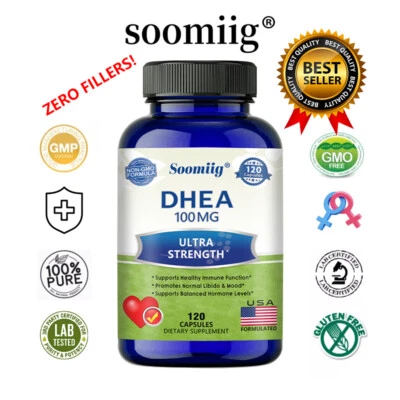 SOOMIIG Potenzmittel für Männer, Libido, Stimmung, 60 bis 120 Kapseln