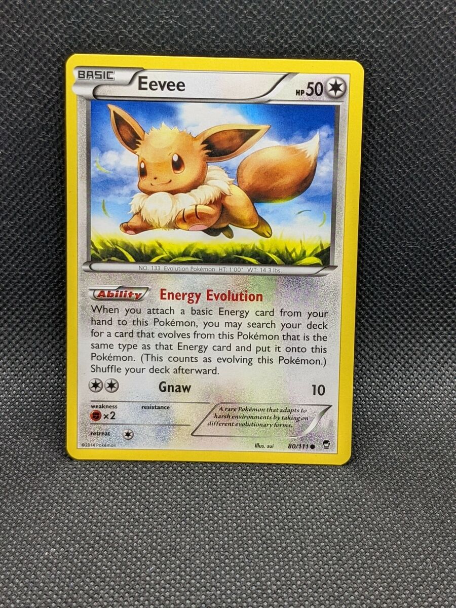 Eevee - Pokémon Normal Comum - 80/111 - Pokemon Card Game