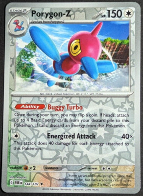Porygon-Z Reverse Holo NM 144/182 Paradox Rift Pokemon Card | eBay