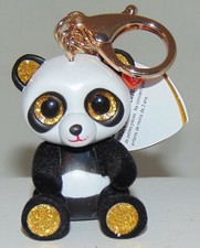 New! 2020 Ty Mini Boos Collectible Clip Clasp Closure w/tassel CHI the Panda 2"