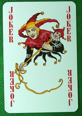 1 x Joker Spielkarte Einzeltausch Abstrakte Kunst Design Muster R ZJ 42