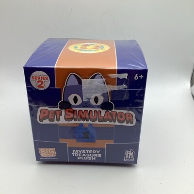 3 X Pet Simulator X Series 2 Mystery Treasure Plush with Epic DLC Code Big Games