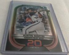 2021 Bowman Chrome Baseball Austin Martin Toronto Blue Jays Bowman Scouts #BTP20