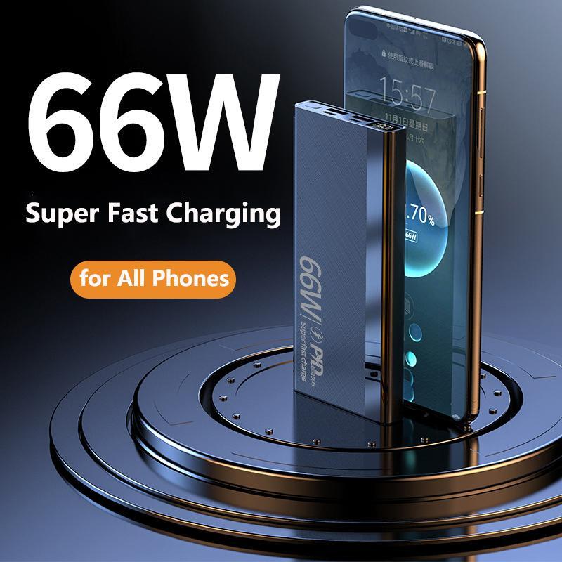 **30K Mah PD 20W 66W Fast Charging Portable Power Bank**  