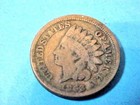 US COINS 1863 CN VG Indian Head Cent Key Date Civil War Era Penny Antique N74 — photo 1