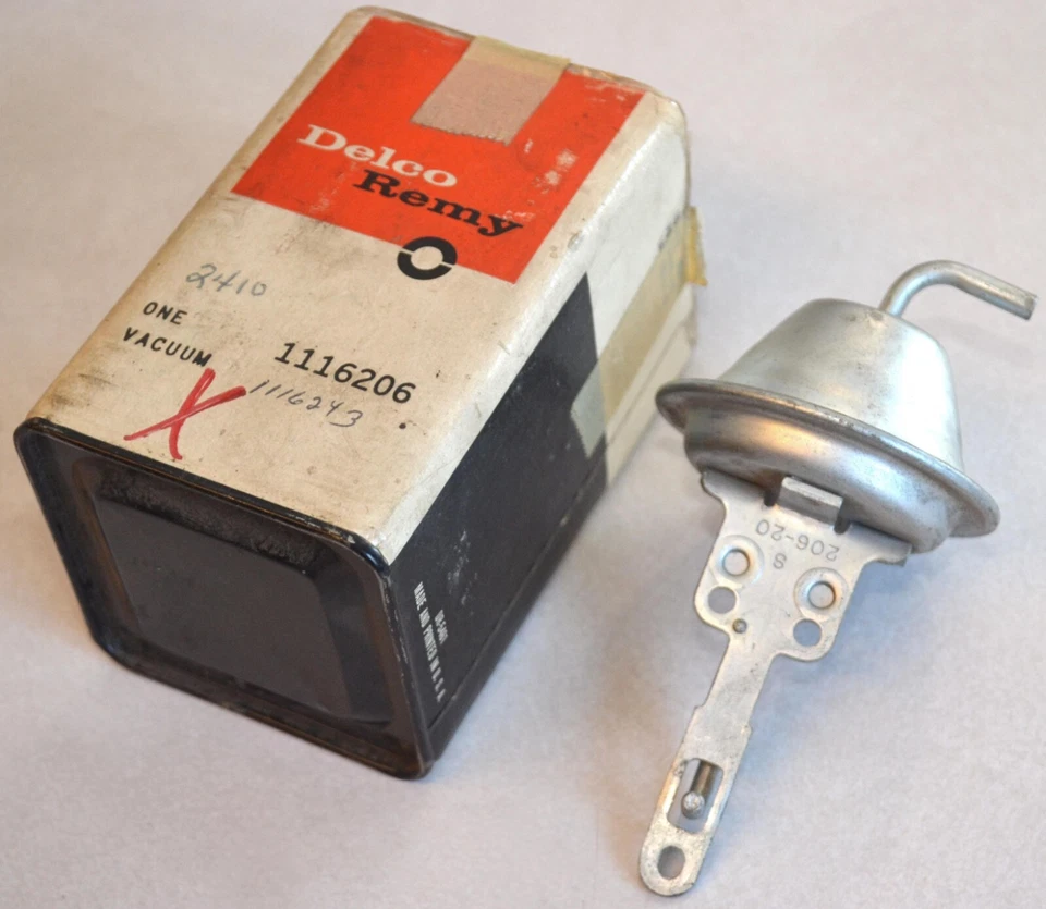 Nuevo de Lote Antiguo Pontiac 389/421 Delco Remy Aspiradora Control Avanzado, 1962 1963 1964 Foto 2 de 4