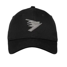Soft Women Baseball Cap B-B Stealth Bomber Embroidery Dad Hats for Men