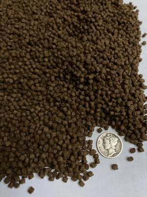 1/2 LB Premium ''Growth''  Sinking Pellets  3 mm  Fish Food Bottom Feeders Cichlid