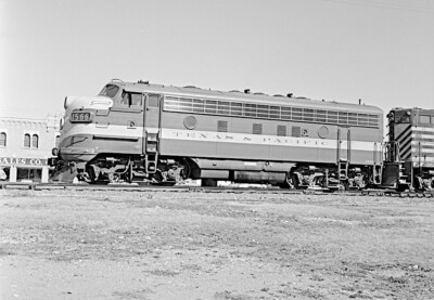 Texas & Pacific EMD F7 Güterzuglok Nr. 1566 Abilene TX 1961