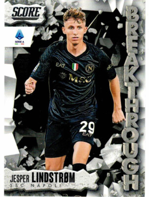 Panini Score Serie A 2023-2024 Card Breakthrough N.23 Jesper Lindstrom Napoli