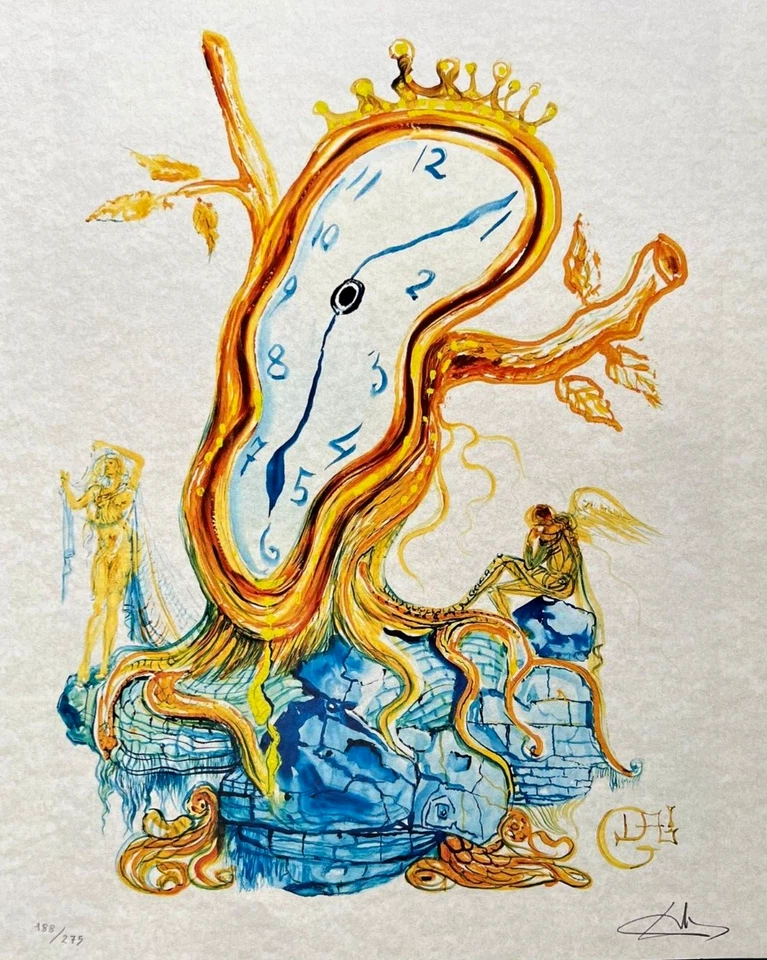 Salvador Dali Litografia Certificado de Autenticidade Original Assinado Op Numerado a Lápis (Dalì) - Imagem 2 de 4