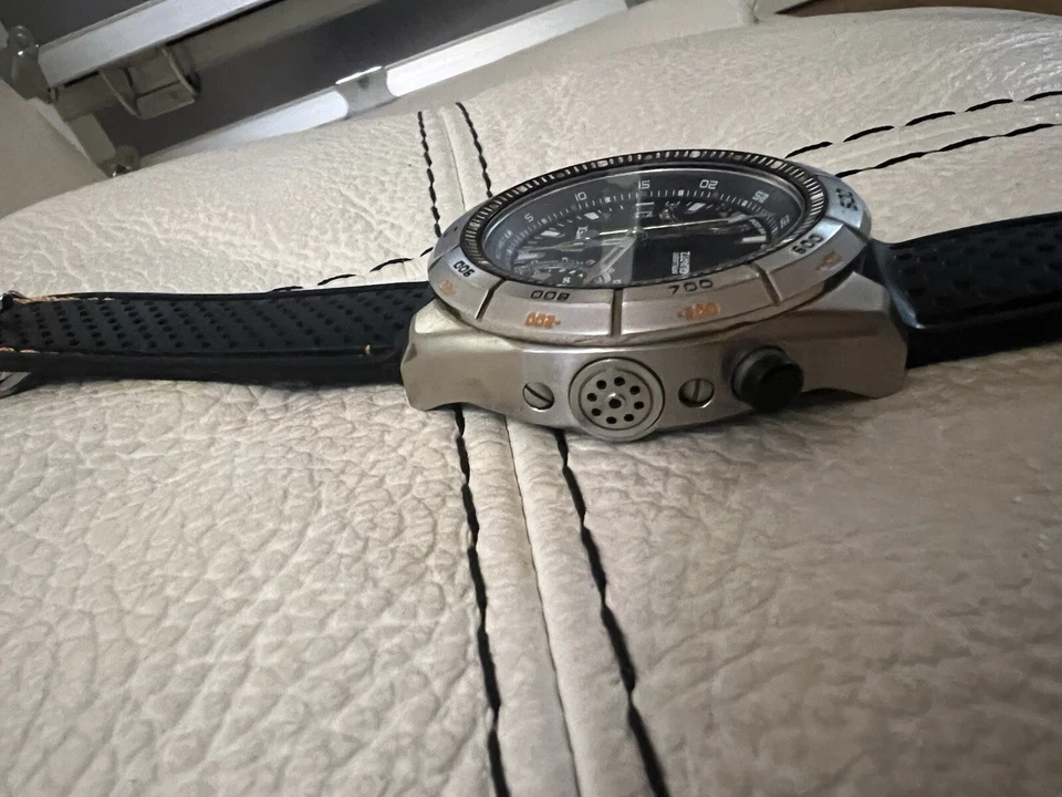 Timex Intelligent 1854 T2N72 Chronograph Quartz Altimetro Pilot Men’s Watch - Immagine 3 di 4