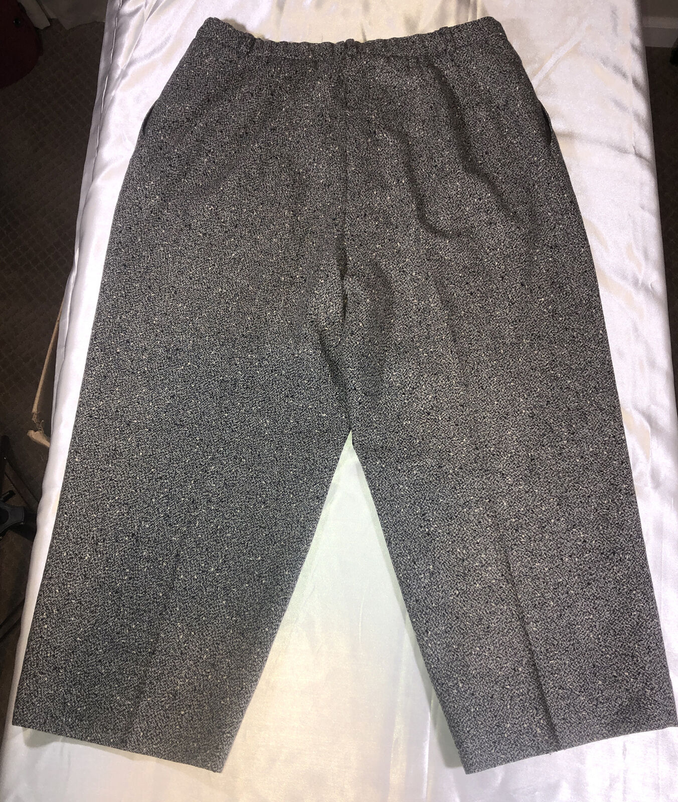 Pendleton Lined Wool Pants Mixed Black & White Va… - image 2