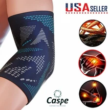 2 Pcs Elbow Brace Compression Support Sleeve Fit Arthritis Tendonitis Joint Pain