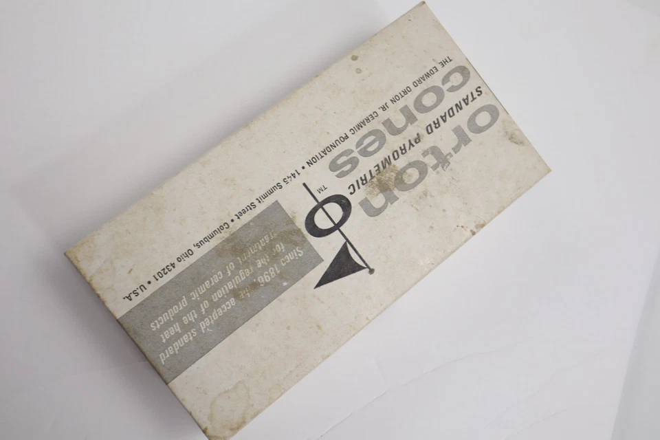 Box Of 50 Orton Small 1 1/8" Standard Pyrometric Cones Size #02 New NOS - Image 3 of 4