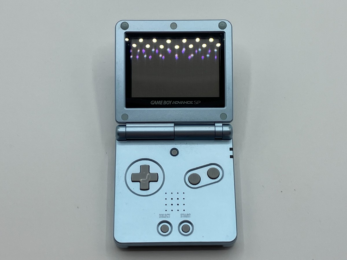 Nintendo Gameboy Advance SP Pearl Blue Console Only Region Free