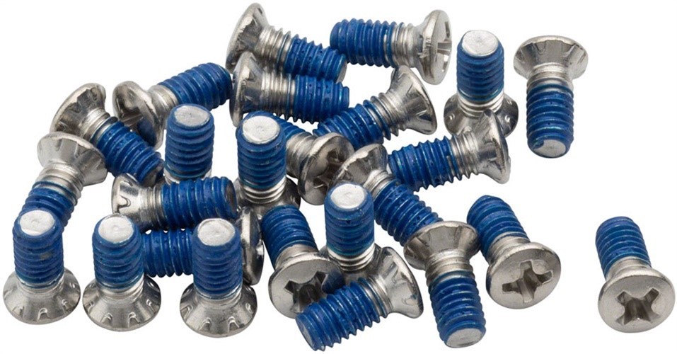 BikeFit Cleat Screws 25-Pack 9mm Wahoo Speedplay Compatible Phillips Recess 2890₽