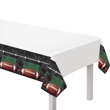 Football Frenzy 3-Count Table Cover, Party Supplies