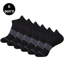6 Pairs of High-Quality Men's Sports Fitness Running Socks For Spring and Summer