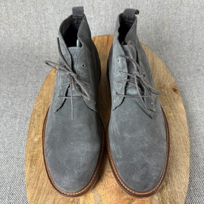 Wolverine Hensel Chukka Boots Mens 11 44 Gray Suede Leather 