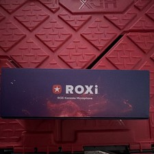 ROXi USB Karaoke Microphone Handheld Black/Red Volume Echo Control Cardioid