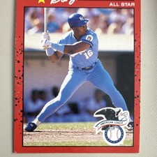Donruss Bo Jackson Error All Star #650 Kansas City Royals 1990 MLB Baseball Card