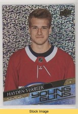 2020-21 Extended Series Young Guns Speckled Rainbow Foil Hayden Verbeek READ c5r